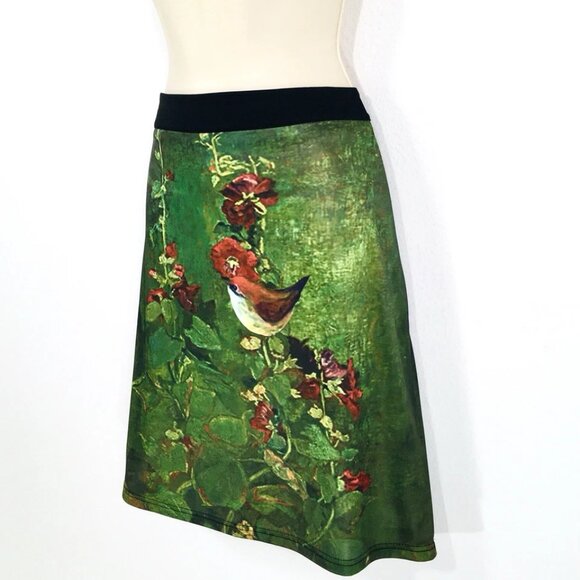 Misslook Lotus Garden Skirt Sz XL Forest Fairy Whimsy Boho - Picture 2 of 9